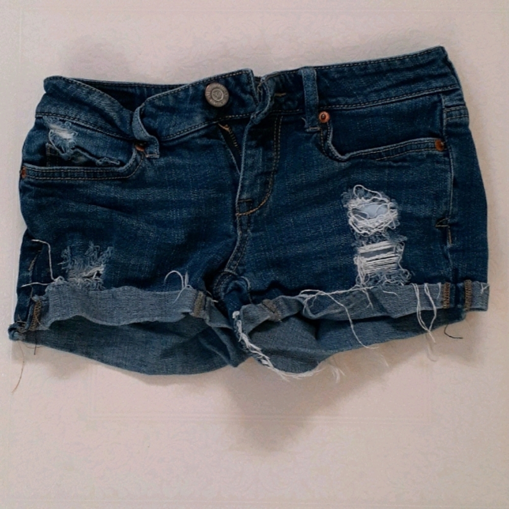 Size 000 shorty jean shorts